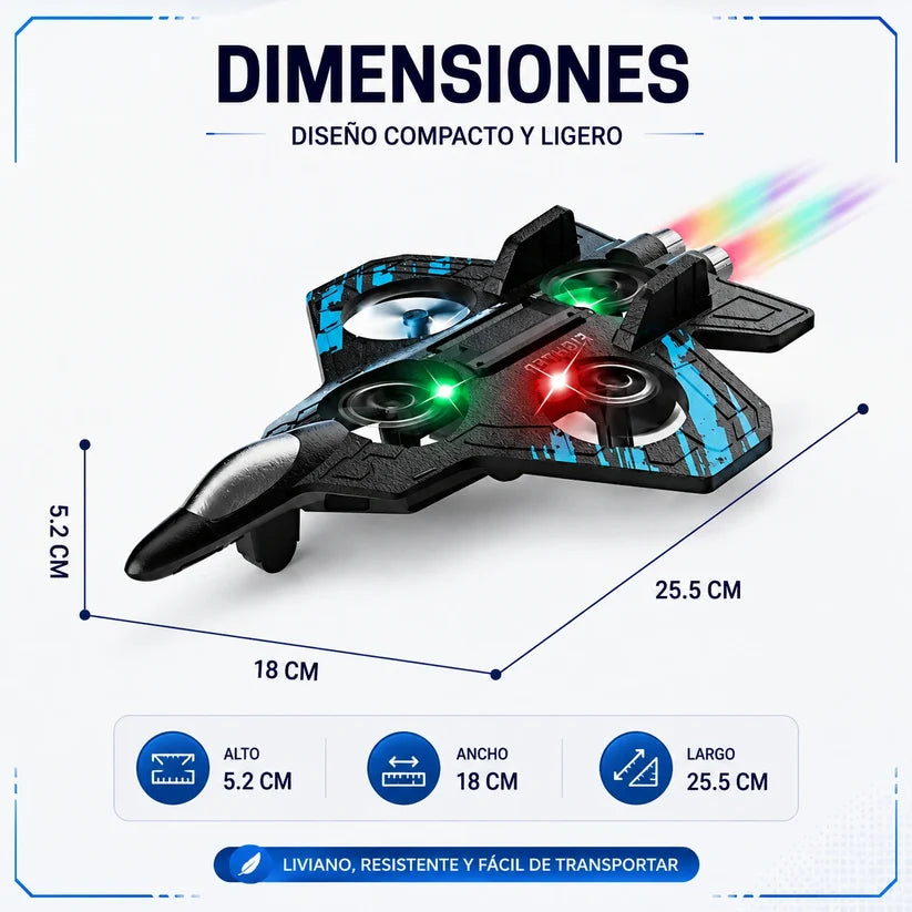 Dron Avión De Combate Con Control Remoto