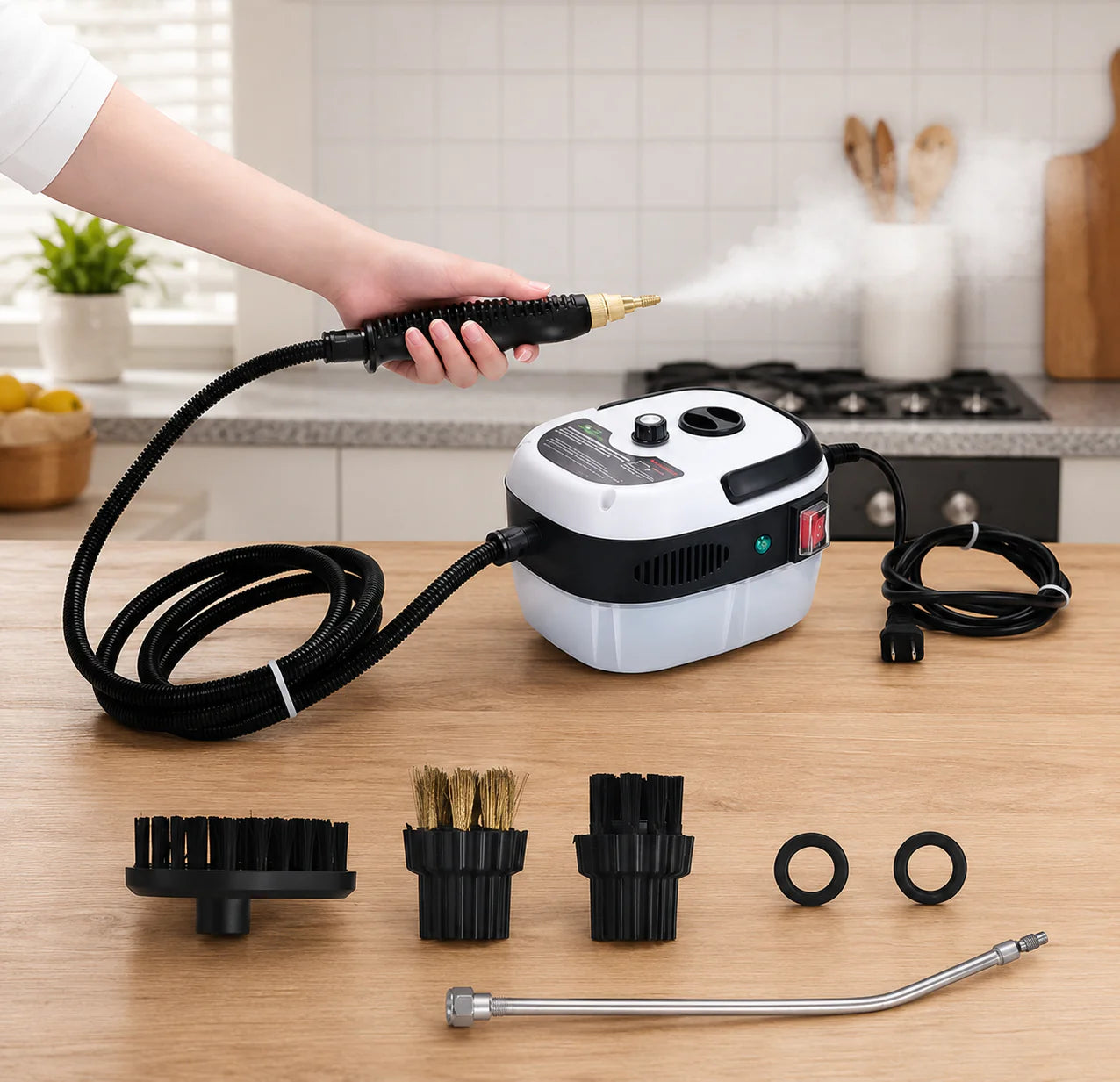 Limpiador A Vapor Presion 2500w Portatil